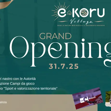Reggio, tutto pronto per l’inaugurazione dell'E-Koru Village