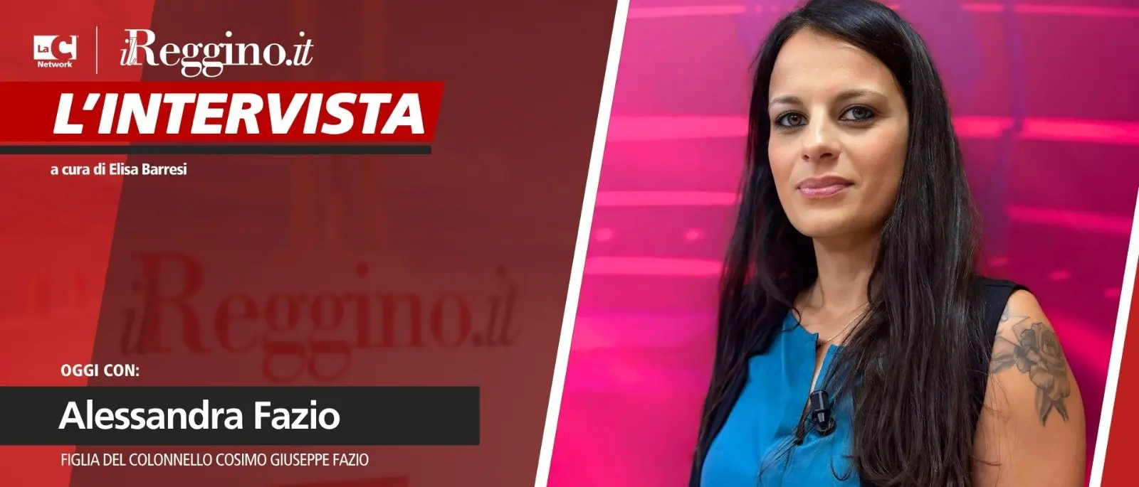 A TU PER TU | Alessandra Fazio: il ricordo del colonnello Cosimo Giuseppe Fazio, uomo e padre oltre la divisa - VIDEO