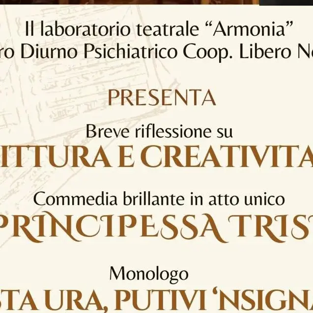 Reggio, salute mentale e teatro: il \"Centro Armonia\" va in scena con \"La principessa triste\"