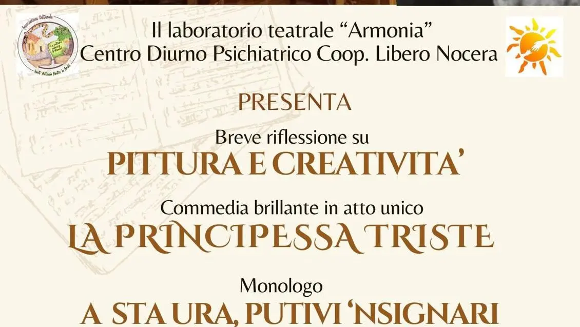 Reggio, salute mentale e teatro: il \"Centro Armonia\" va in scena con \"La principessa triste\"