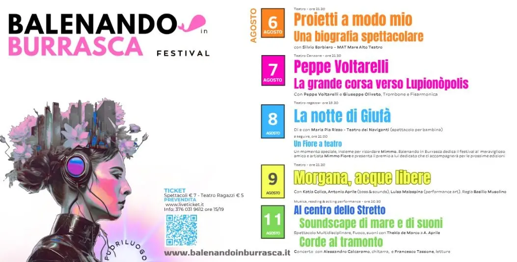 Reggio, \"Balenando in Burrasca\": al via la VII edizione tra mare e mito