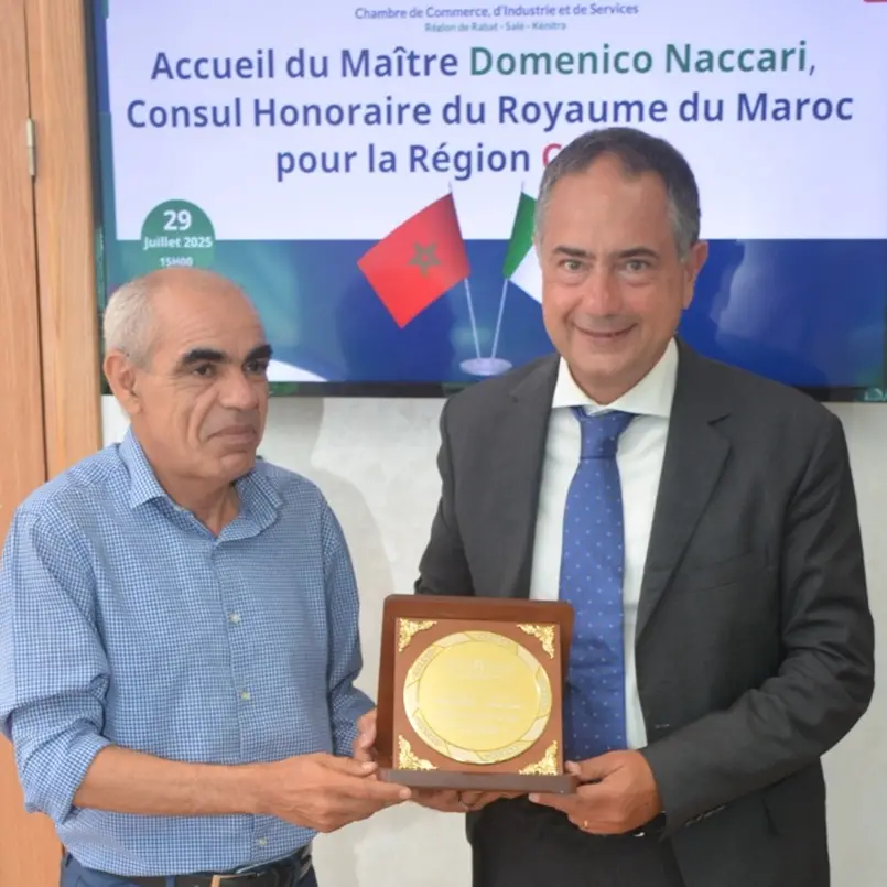 Marocco e Calabria, il console Naccari incontra i vertici della Camera di Commercio di Rabat