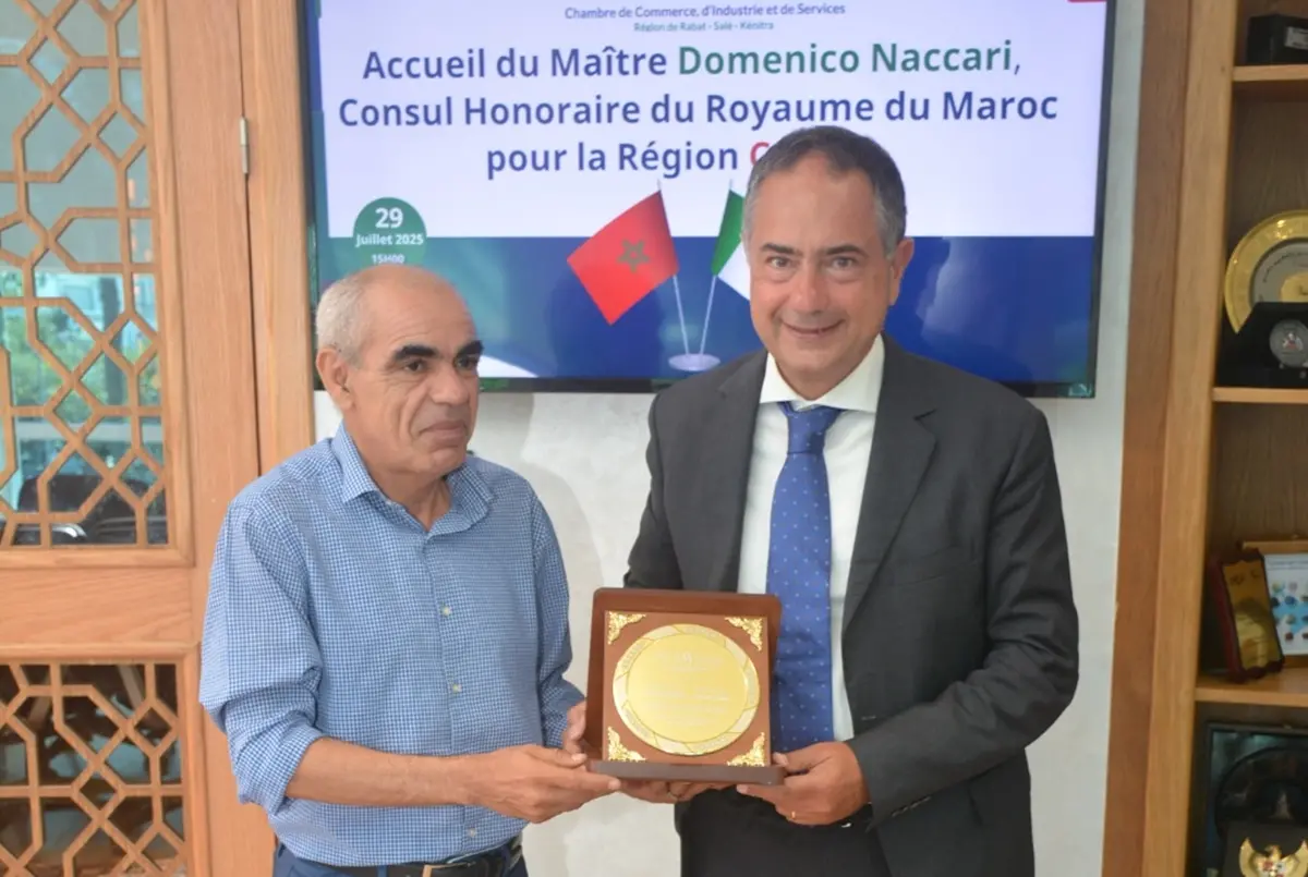 Marocco e Calabria, il console Naccari incontra i vertici della Camera di Commercio di Rabat
