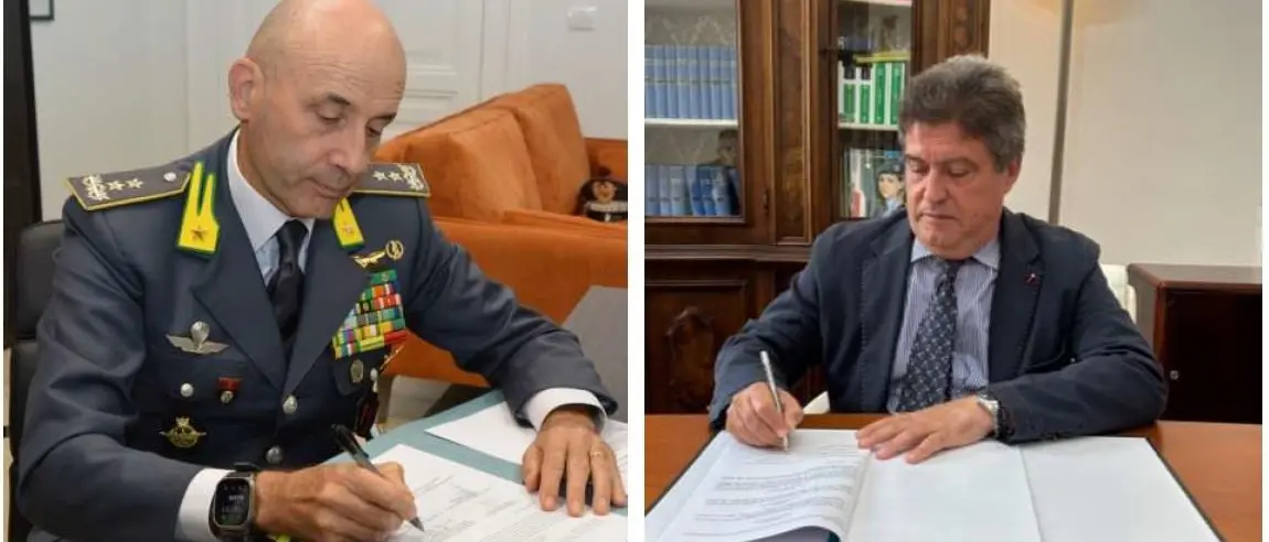 Sottoscritto memorandum tra la Procura generale della Repubblica presso la Corte d’Appello di Catanzaro e il Comando regionale Calabria della Guardia di Finanza