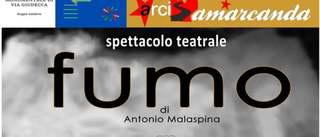 Lo spettacolo teatrale \"Fumo\" in scena a Reggio il 5 agosto
