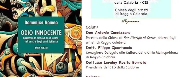 Reggio, il Cis promuove incontro con lo scrittore Domenico Romeo