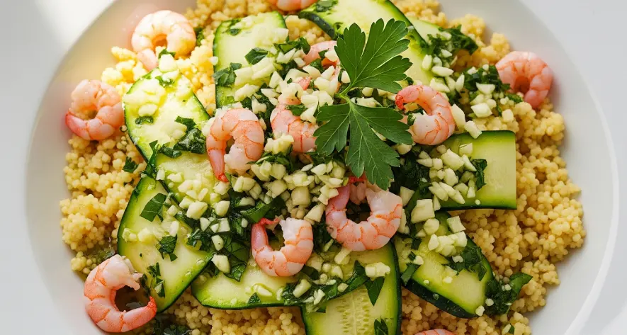LA RICETTA DEL GIORNO | Cous cous gamberi e zucchine