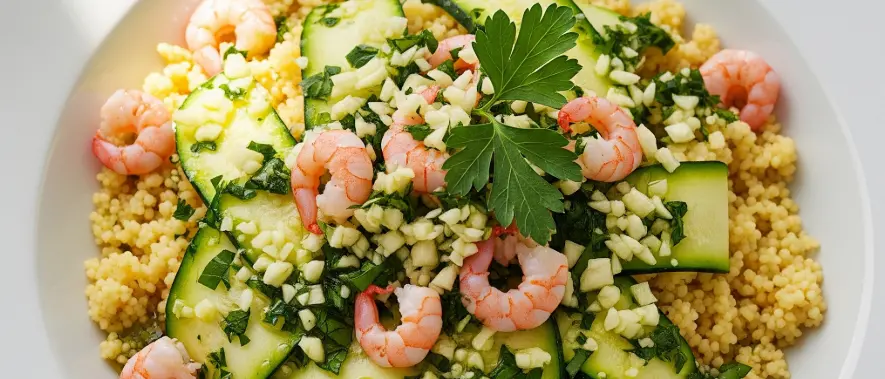 LA RICETTA DEL GIORNO | Cous cous gamberi e zucchine