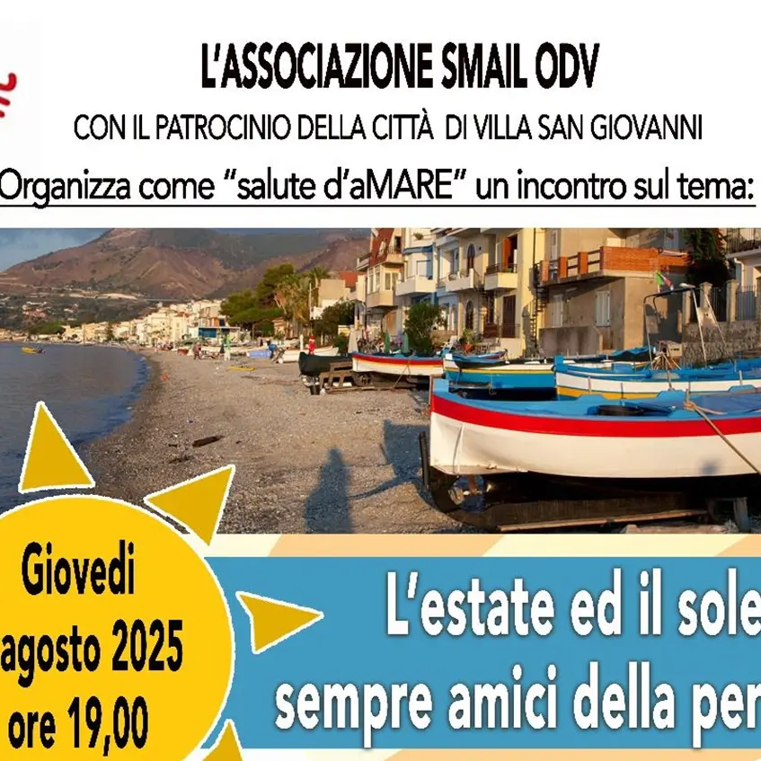 A Villa Smail odv promuove l'incontro “L’estate ed il Sole: sempre amici della persona?”