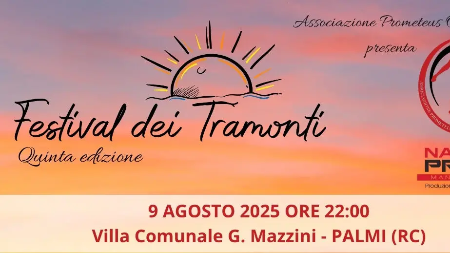 Palmi, al via il \"Festival dei Tramonti\": il 9 agosto la quinta edizione