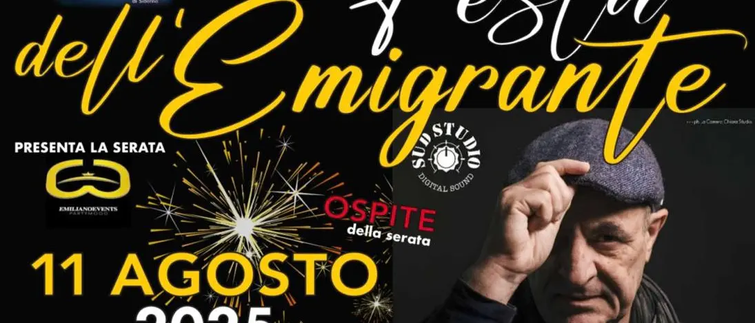 Siderno, al via la IX edizione della \"Festa dell’Emigrante\": ospite Mimmo Cavallaro