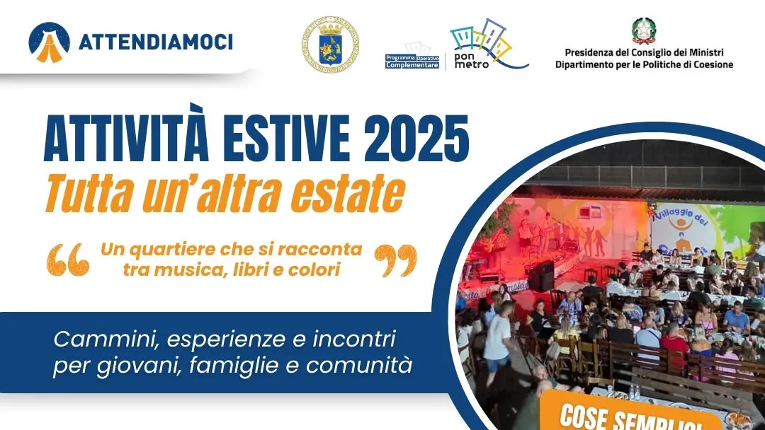 Reggio, “Tutta un’Altra Estate”: il progetto estivo promosso dall’Associazione Attendiamoci ODV ETS