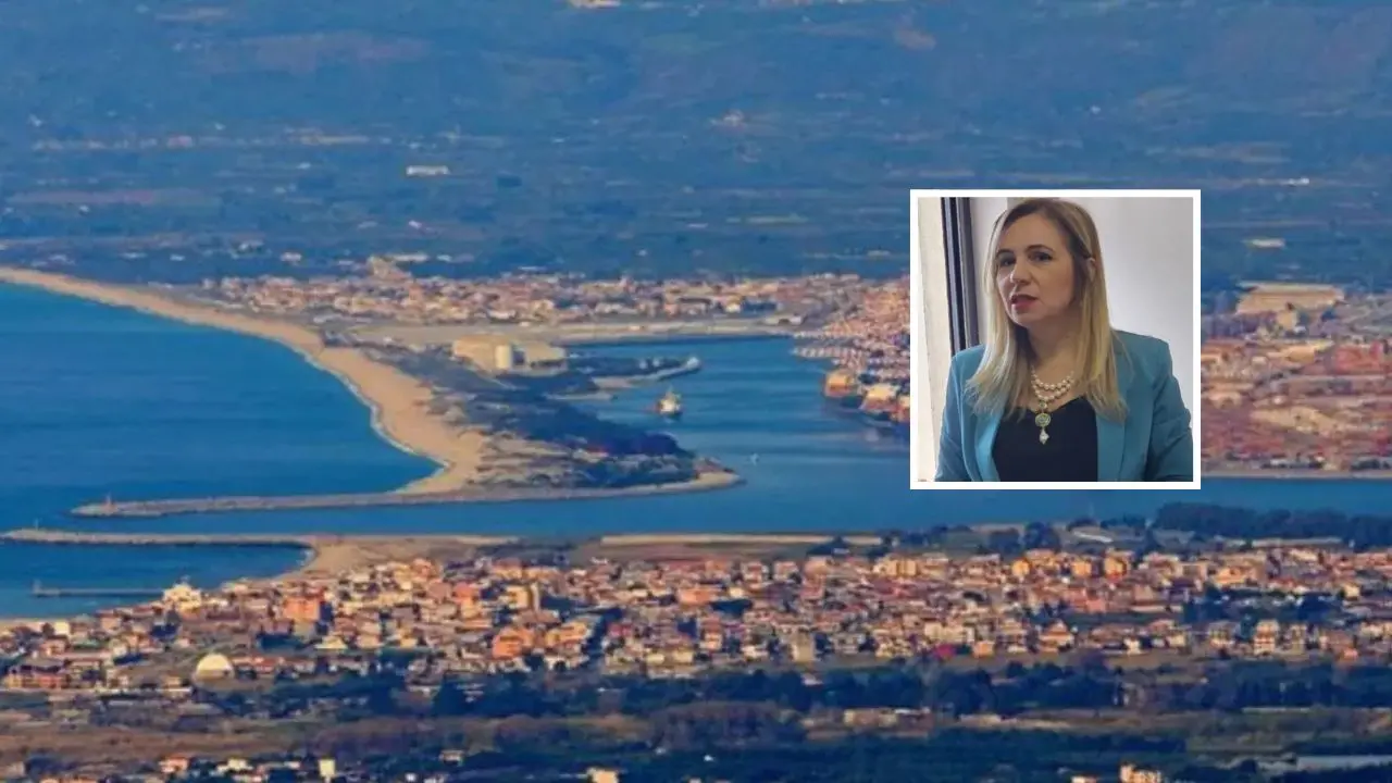 Protesta dei dipendenti dell'agenzia delle dogane del porto di Gioia Tauro