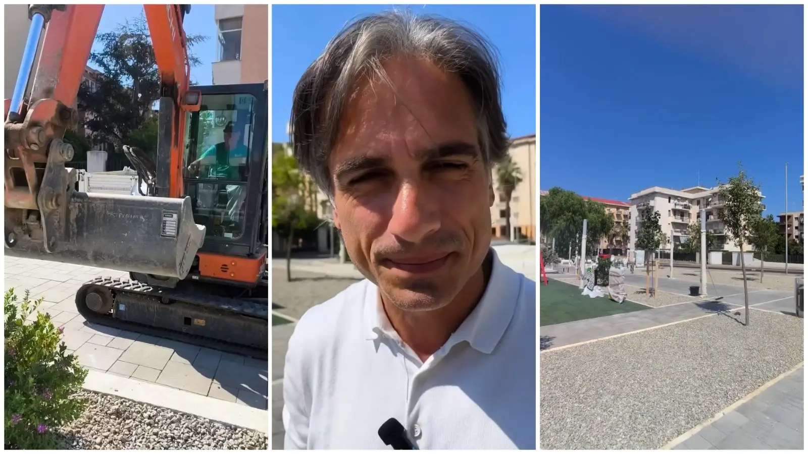 Falcomatà annuncia l’apertura della nuova Piazza Milano: «Da discarica a spazio di socialità, martedì si apre»
