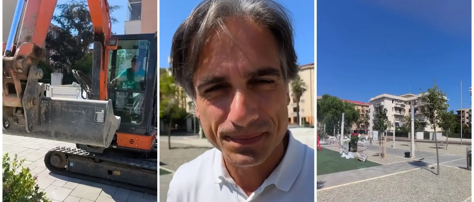 Falcomatà annuncia l’apertura della nuova Piazza Milano: «Da discarica a spazio di socialità, martedì si apre»