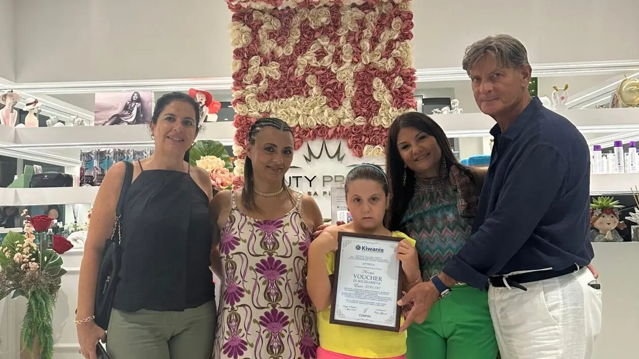 Kiwanis Reggio Calabria, un voucher viaggio per sostenere le cure della piccola Noemi e la sua famiglia