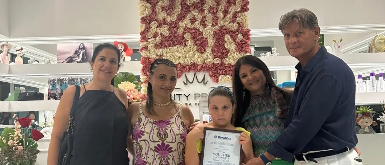 Kiwanis Reggio Calabria, un voucher viaggio per sostenere le cure della piccola Noemi e la sua famiglia