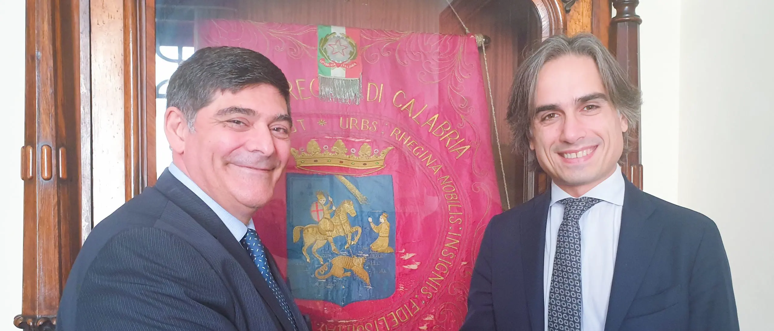 Falcomatà incontra il presidente dell'autorità portuale dello Stretto, Mega