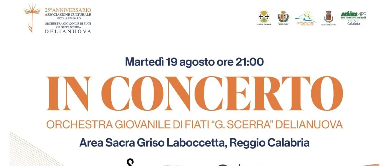 L'orchestra di fiati G. Scerra di Delianuova in concerto a Reggio