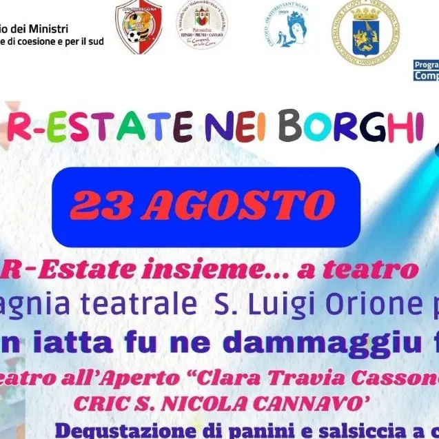 “R-Estate nei Borghi”, a Cannavò due serate di festa, arte, fede e spettacolo