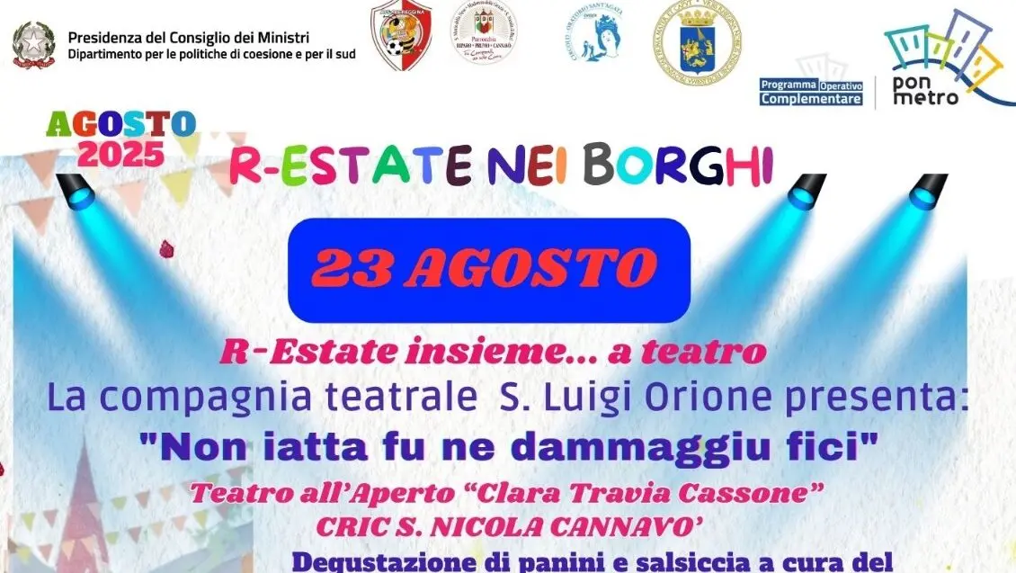 “R-Estate nei Borghi”, a Cannavò due serate di festa, arte, fede e spettacolo