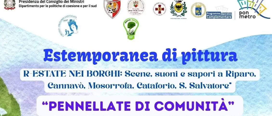 Reggio, a settembre il concorso di pittura \"Pennellate di Comunità\"