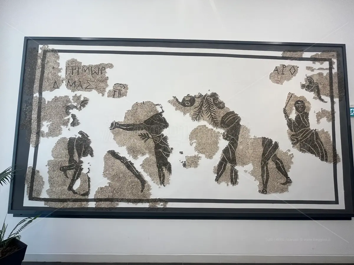 Al Museo la Reggio Romana rivive nel mosaico Guarna - FOTO e VIDEO