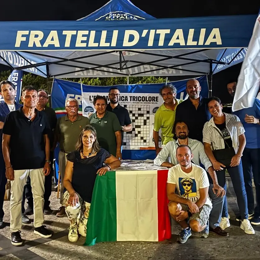 A Reggio il gazebo su giustizia e sicurezza di Fratelli d'Italia