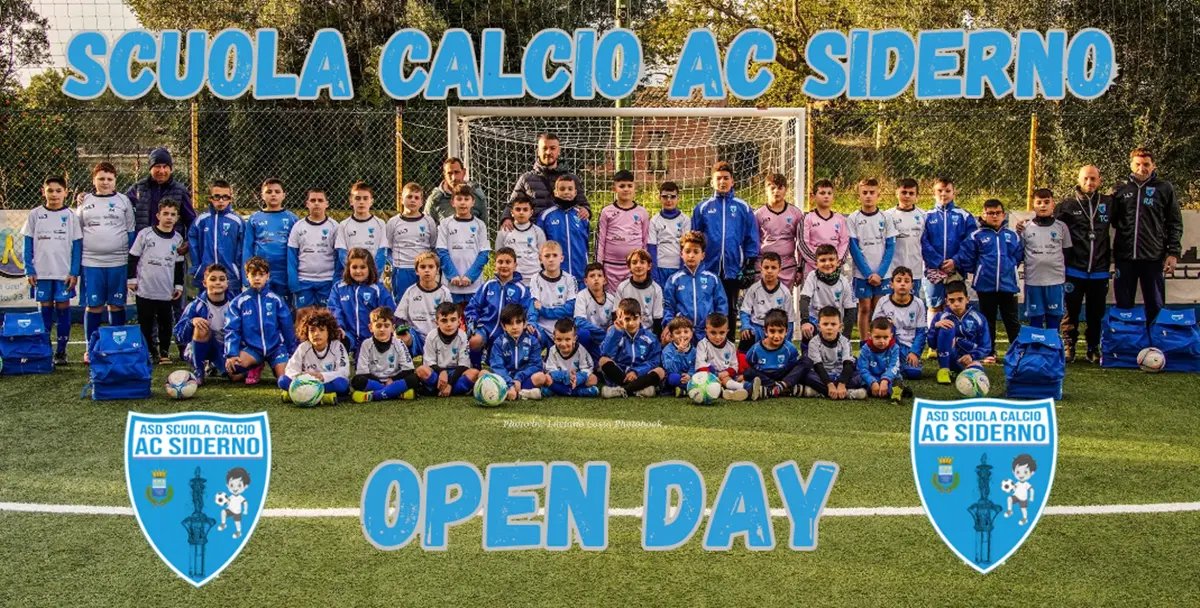 Scuola calcio Siderno, ecco le date degli open Day