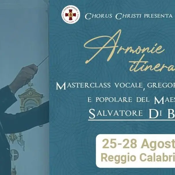 Reggio, al via la Masterclass “Armonie Itineranti – Generazioni in Coro” con il Maestro Salvatore Di Blasi