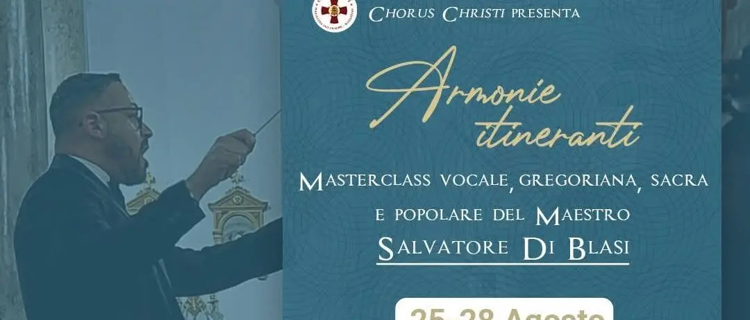 Reggio, al via la Masterclass “Armonie Itineranti – Generazioni in Coro” con il Maestro Salvatore Di Blasi