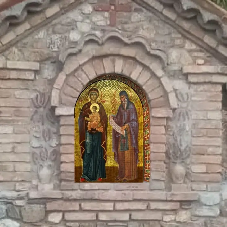 A Gallicianò l’inaugurazione del mosaico della Madonna Nicopeia e di San Gerasimo del Tuccio