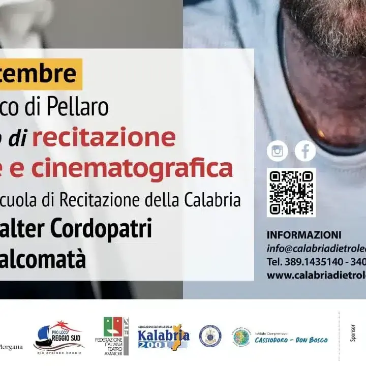A Pellaro un workshop di recitazione teatrale e cinematografica