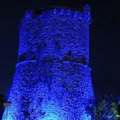 Marina di Gioiosa Ionica si illumina di blu per la Giornata mondiale della fibrosi cistica