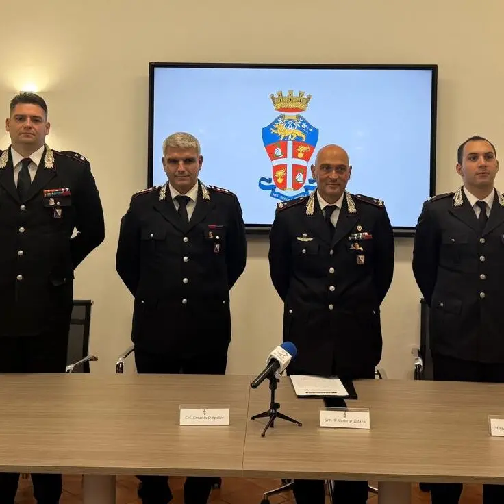 Carabinieri, cambi ai vertici nel reggino: il generale Totaro presenta i nuovi comandanti