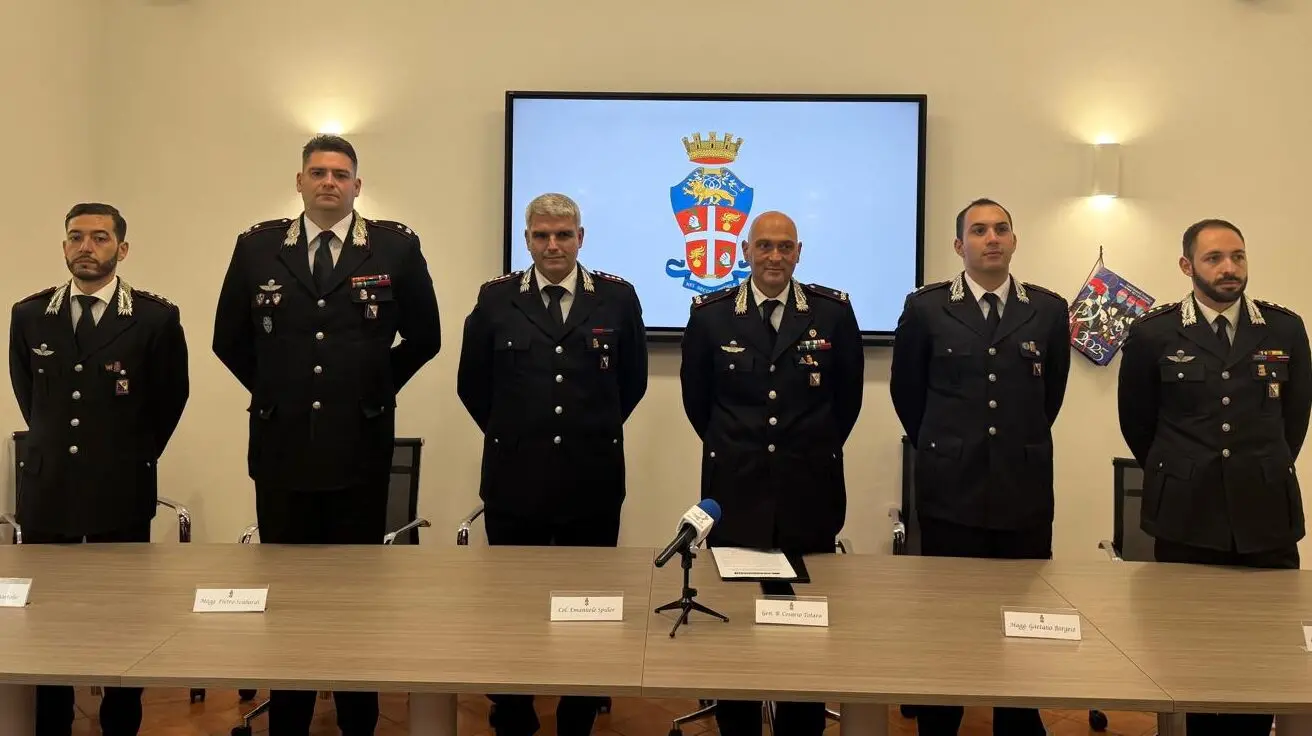 Carabinieri, cambi ai vertici nel reggino: il generale Totaro presenta i nuovi comandanti