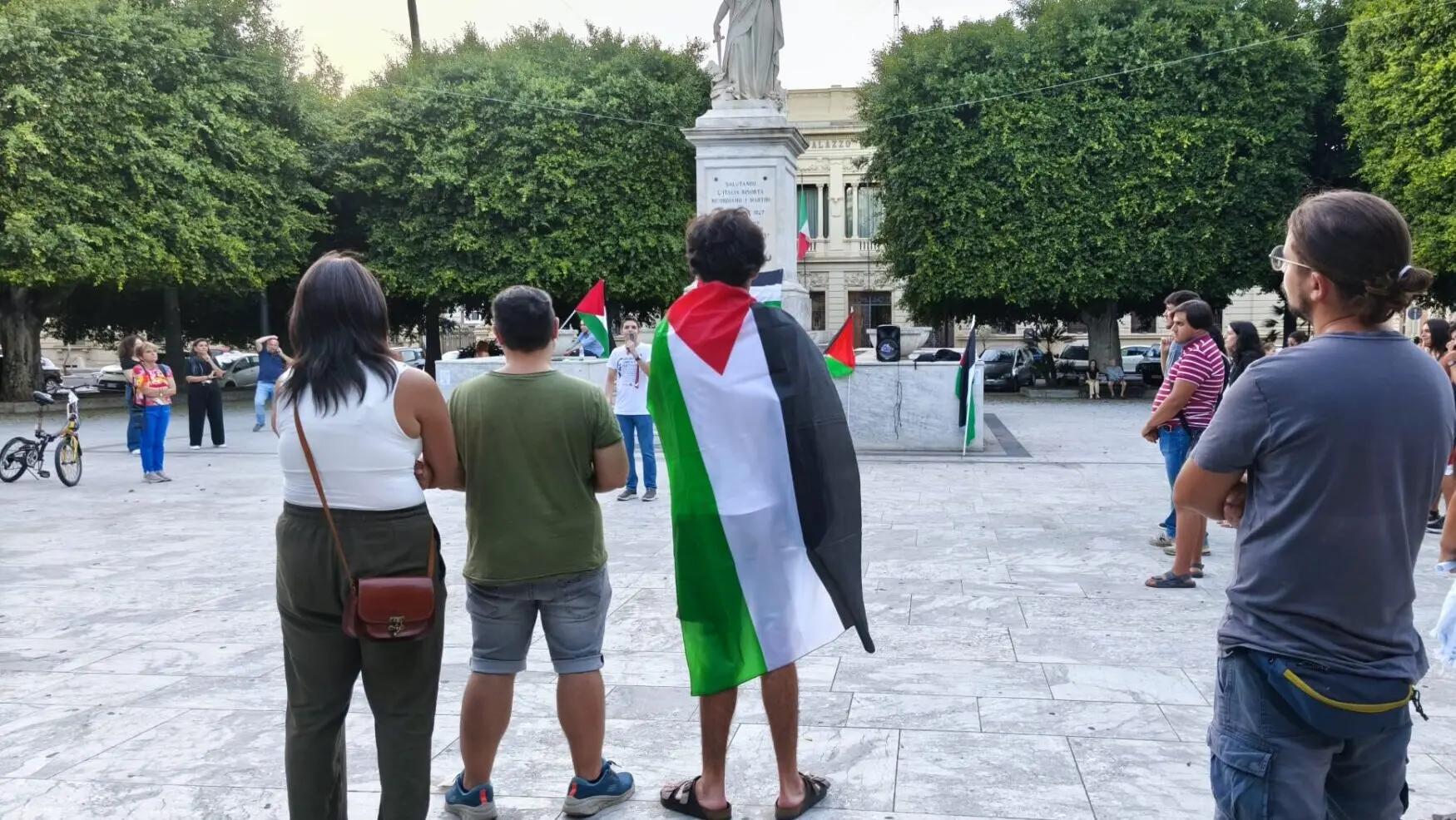 Global Sumud Flotilla, presidio a Reggio pro Palestina: cresce la rete di solidarietà - FOTO
