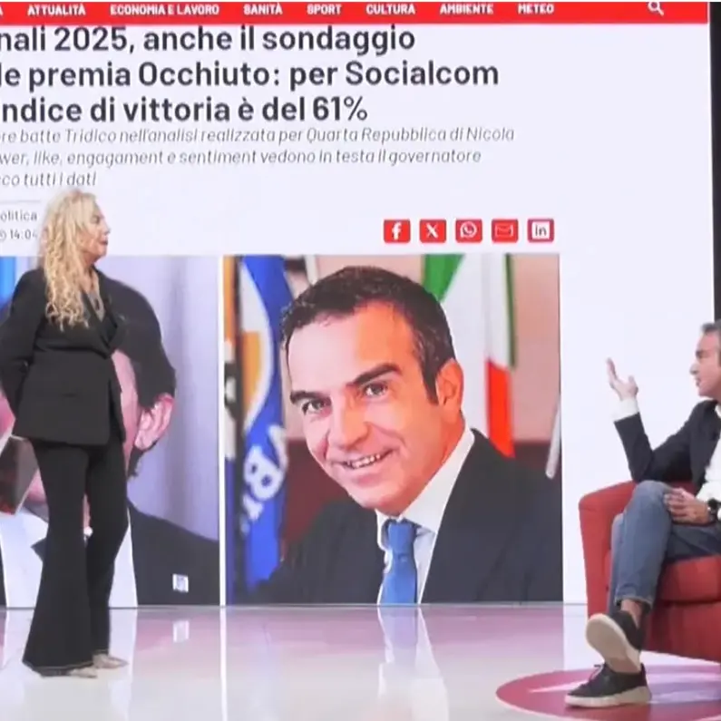Occhiuto ospite a Perfidia: «Ho governato con rigore assoluto e decisionismo, dando tutto alla Calabria»
