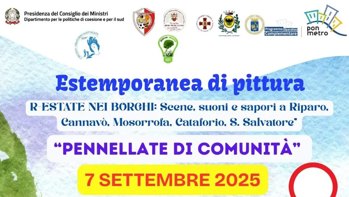 Reggio, concorso di pittura “Pennellate di Comunità”: ultimo giorno per preiscriversi online