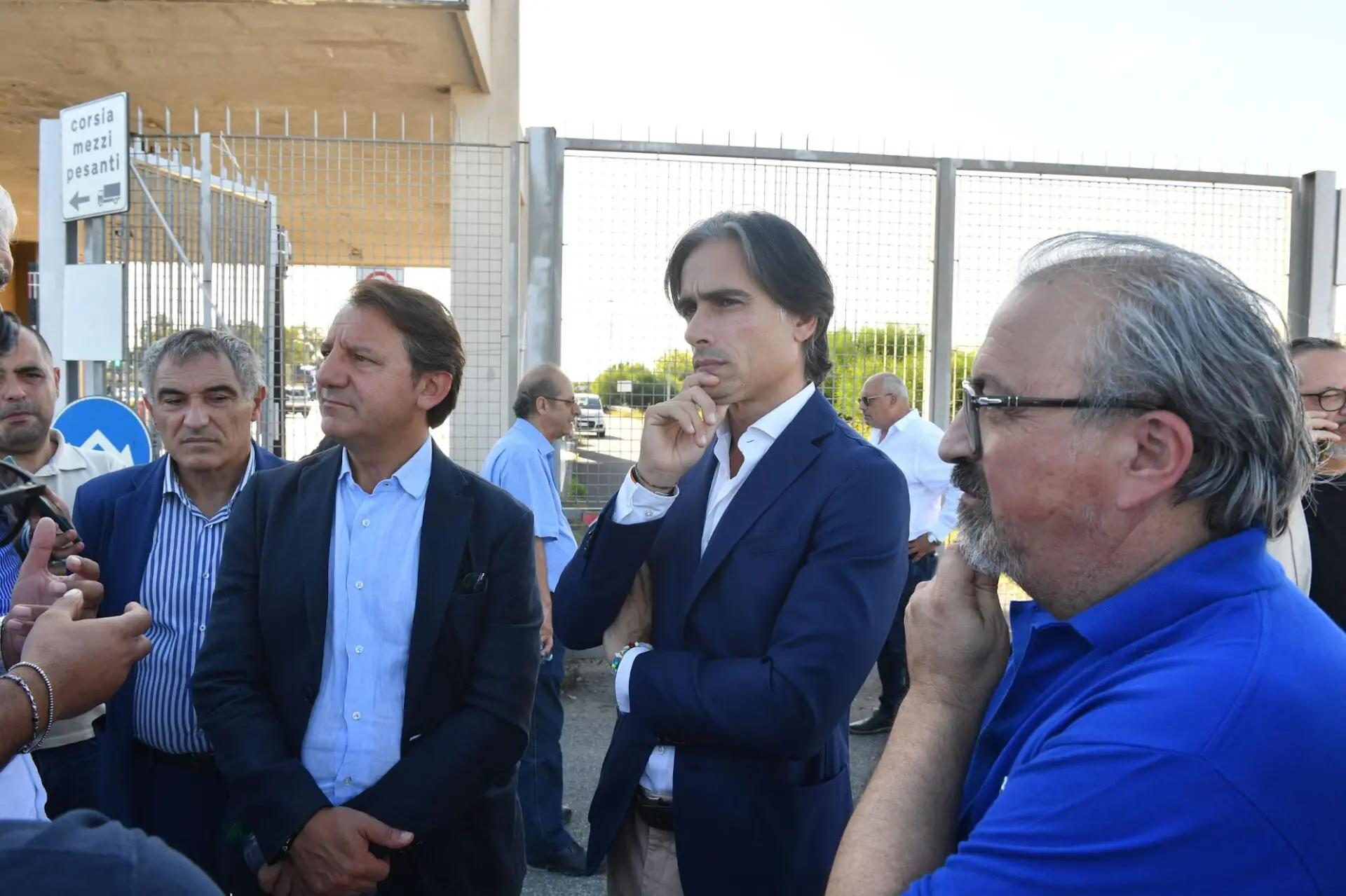 Falcomatà e Tridico al Porto di Gioia Tauro: «Opera strategica snobbata dal Governo e dal centrodestra»