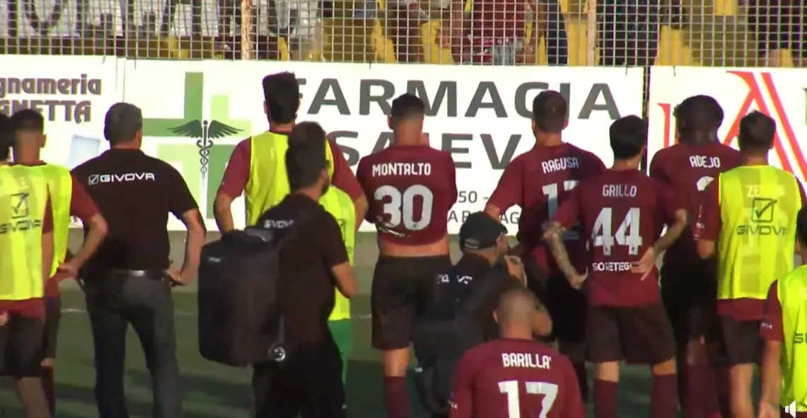 Castrumfavara-Reggina, prima sconfitta per gli amaranto: finisce 2-1