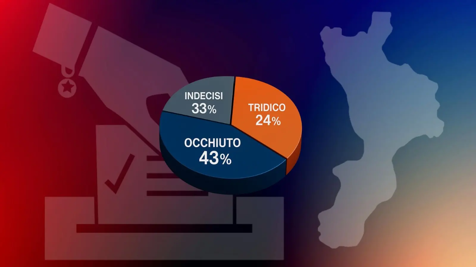 Regionali in Calabria, Occhiuto avanti nel sondaggio Sky-YouTrend. Ma un terzo degli elettori resta sospeso