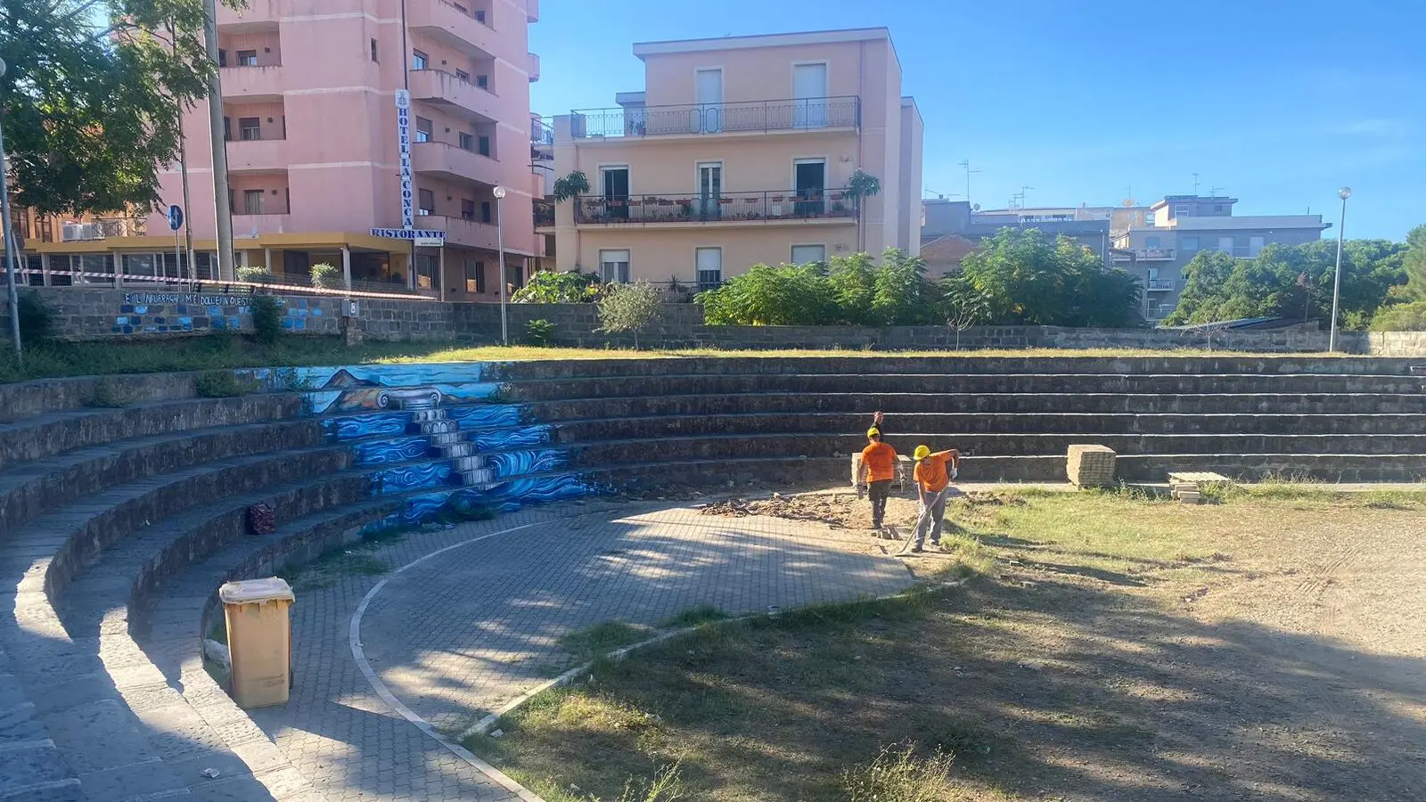 Villa San Giovanni, al via il cantiere per la nuova arena comunale: «Un investimento delle nostre indennità per i giovani e la comunità»