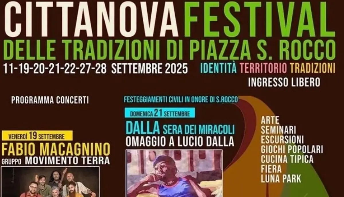 A Cittanova nasce il Festival delle Tradizioni di Piazza San Rocco