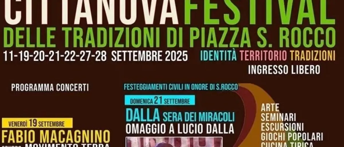 A Cittanova nasce il Festival delle Tradizioni di Piazza San Rocco