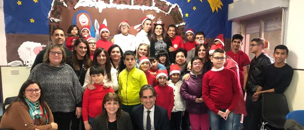 Falcomatà e Burrone fanno visita ai ragazzi del Centro Skinner