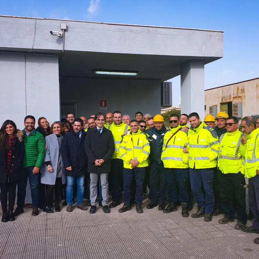 Falcomatà e Brunetti in visita all'Idroreghion per fare il punto sul servizio di depurazione