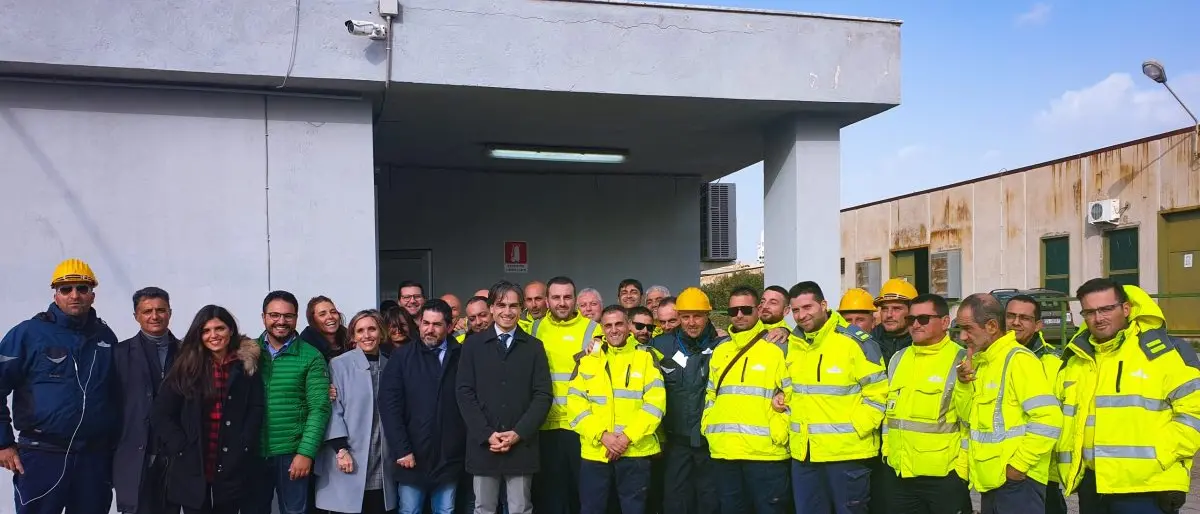 Falcomatà e Brunetti in visita all'Idroreghion per fare il punto sul servizio di depurazione