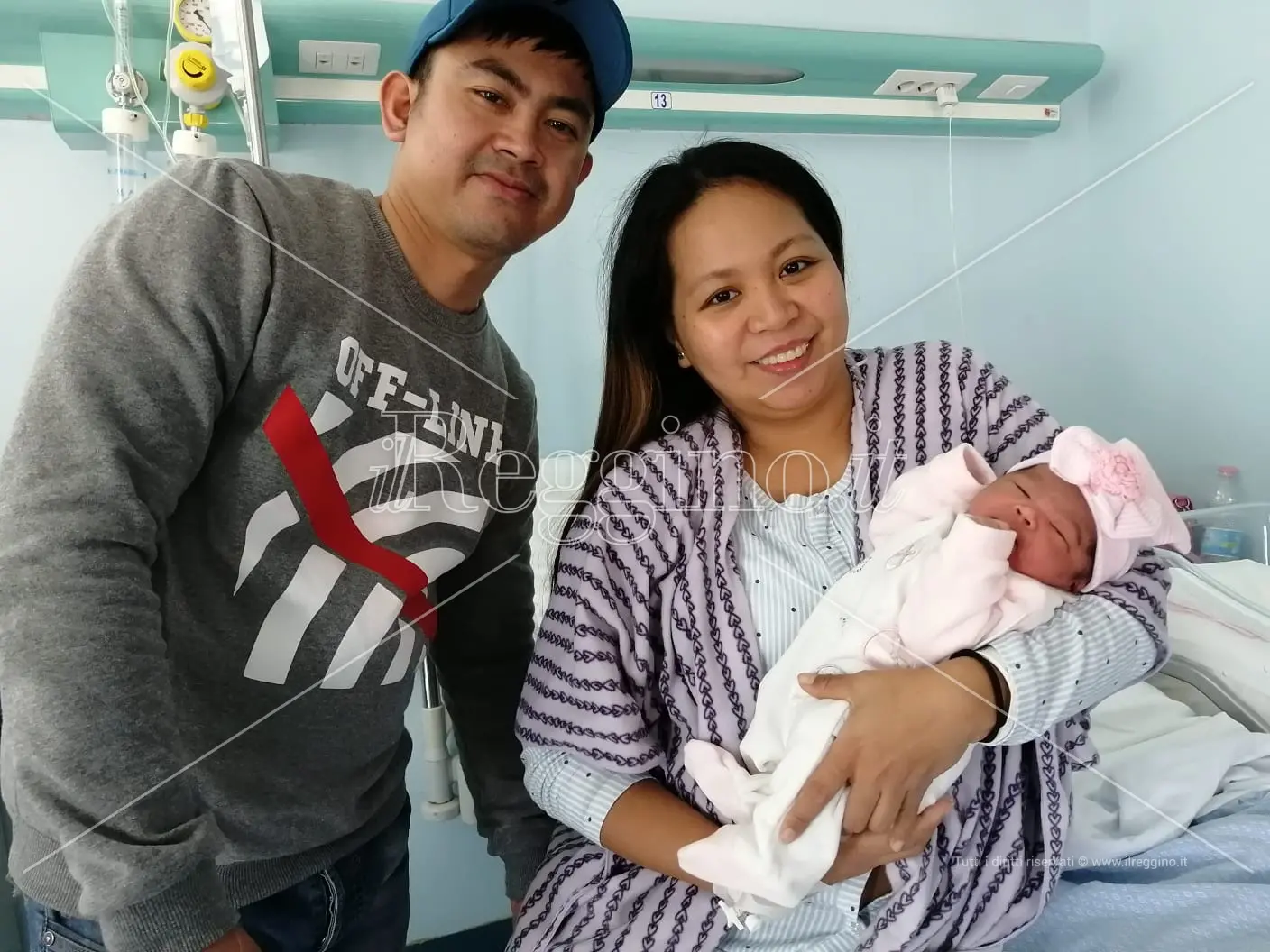 La prima bimba nata a Reggio Calabria nel 2020 è Athalia