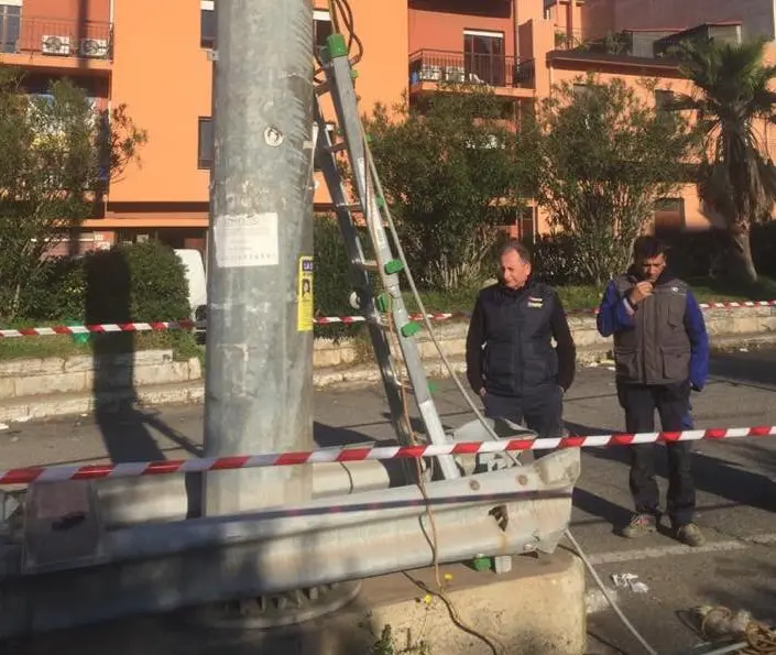 Furto di cavi in Viale della Libertà, lo sdegno di Mileto: «Mancanza di coscienza»
